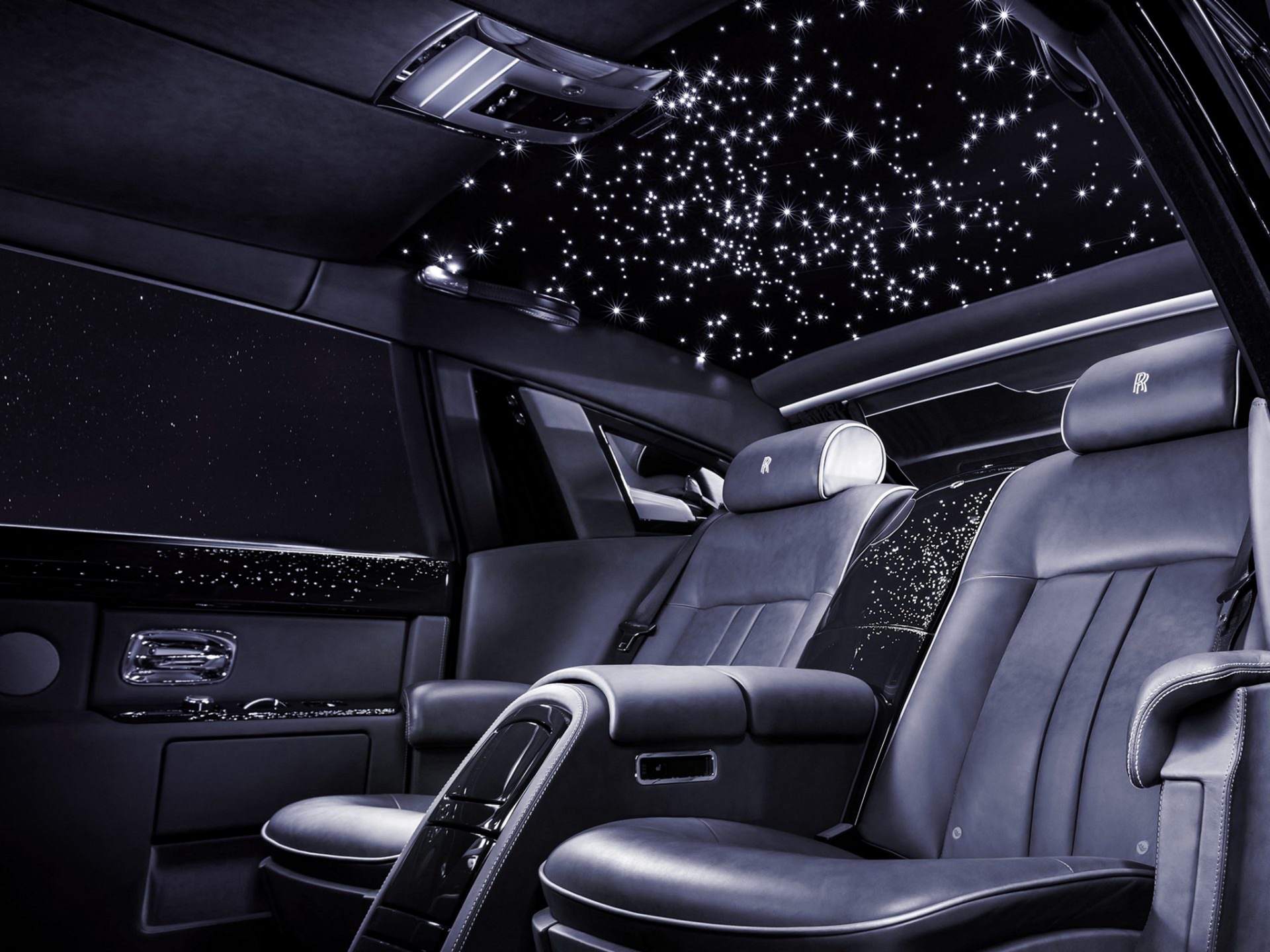 Black Rolls-Royce Ghost interior
