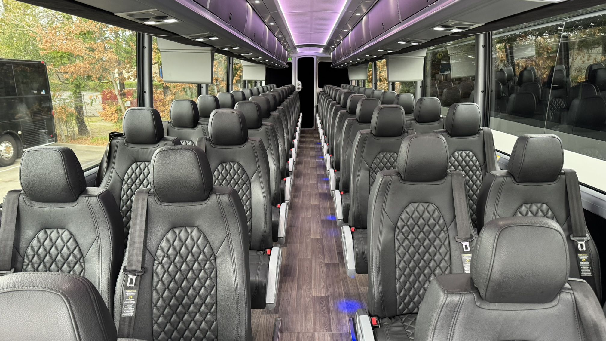 55 Passenger Executive Coach interior