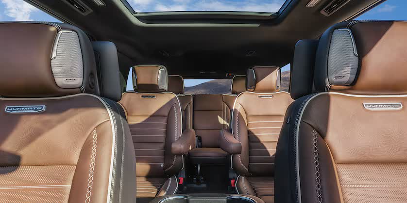 GMC Yukon Denali interior