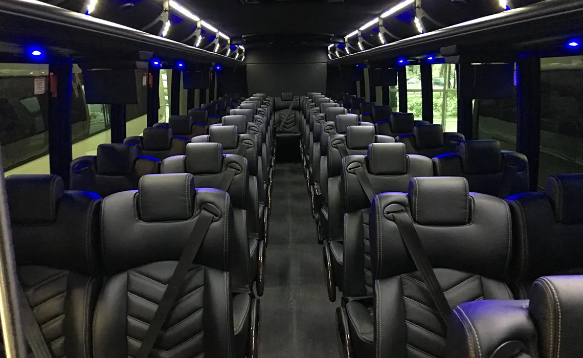 39 Passenger Mini Bus interior